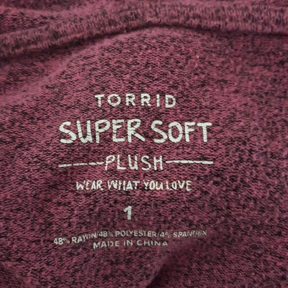 Torrid Super Soft Plush Knit Hoodie Sweater - Picture 7 of 7
